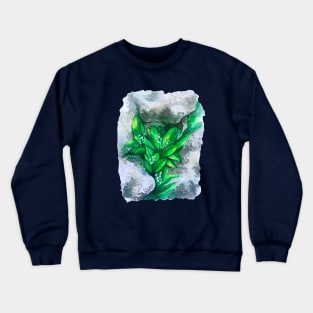 Watercolor Lily of the Valleys Crewneck Sweatshirt